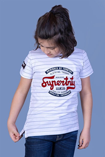 Toontoy Tricou cu dungi pentru băiat