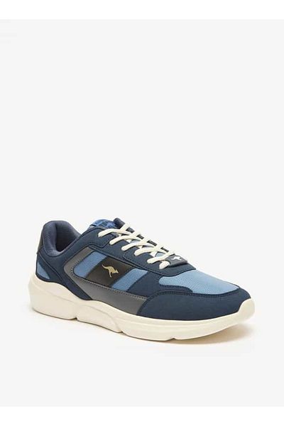 Kangaroos Men's Panelled Sports Shoes with Lace-Up Closure