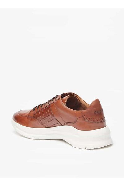 Duchini Men's Textured Sneakers with Lace-Up Closure