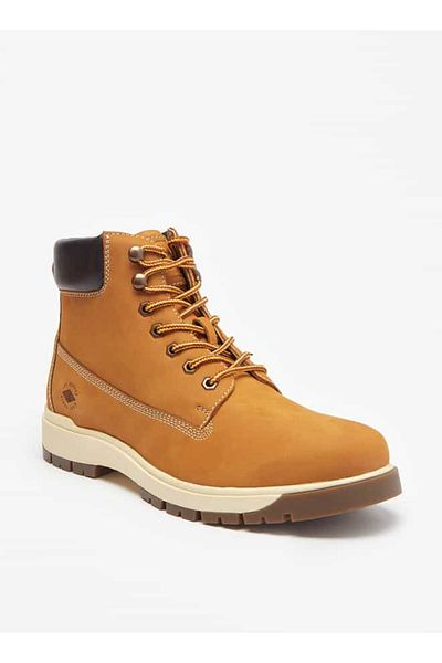 Lee Cooper Men's Solid Chukka Boots with Lace-Up Closure