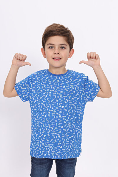 Toontoy Ολοκληρωμένο σετ μπλουζάκι με στάμπα για αγόρι