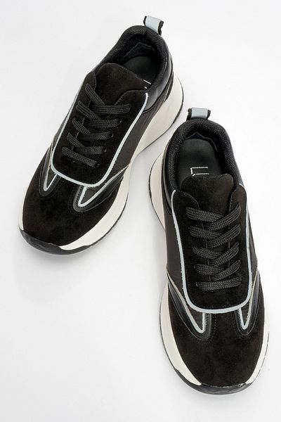 LuviShoes Γυναικεία αθλητικά παπούτσια ROCH Black Parachute