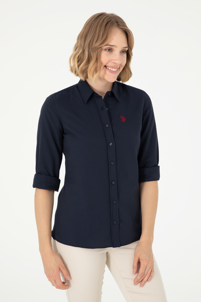 U.S. Polo Assn. Темно-синій жіночий гольф з довгим рукавом Gomlegi Базова модель 50288851VR033