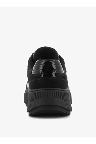 SJ Women's Panelled Lace-Up Low Ankle Sneakers