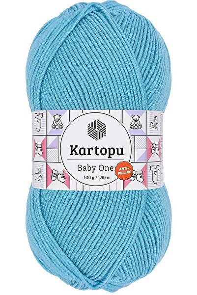 NOVAHAVEN 1 piece baby one non-pilling hand knitting yarn wool turquoise k576