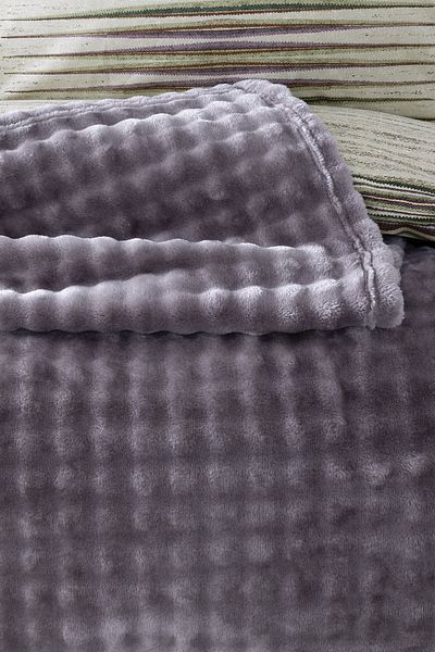 Yataş Blera Wellsoft Single Blanket - Ash Purple