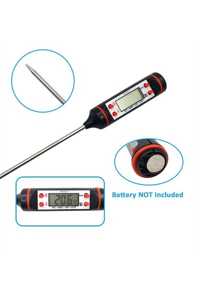 Arduino Portable Digital Food Meat Oven Kitchen Thermometer (Without Battery)