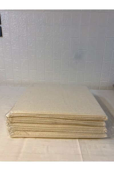 Vinezza Home Collection Vinezza Home Collection 4 Pcs Chair Cushion Water Repellent Fabric and Cream