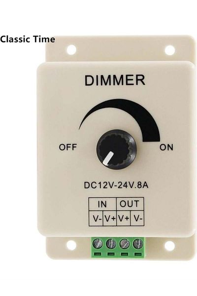 Arduino 12V-24V 8A Adjustable Dimmer Switches (for Single Led Strip)