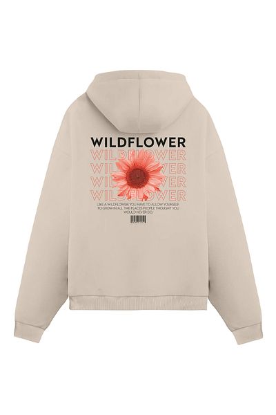 Mounte Bianca Unisex Wildflower - Κανονικό Hoodie
