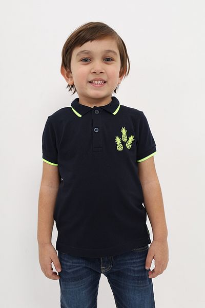 Toontoy Embroidery Detailed Boy's T-Shirt