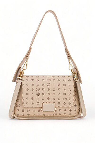 Bilik Deri Монограма Відкрита Візон Жіноча Сумка через Плече RİV 122-MN