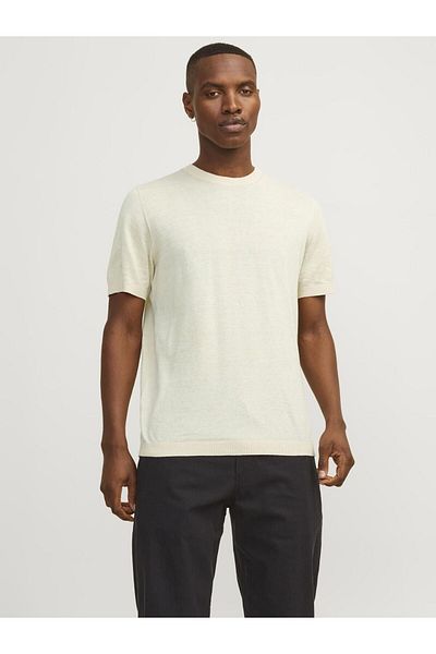 Jack & Jones Premium Strickpullover Einfarbig Rundhalsausschnitt Strickpullover