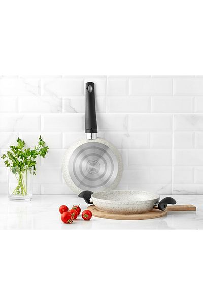 Madame Coco Gordes Granite Look 2 Piece Pan and Sauce Set