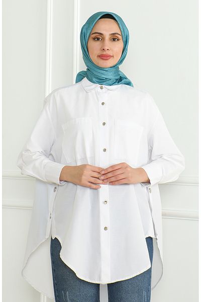 sefamerve Κρυστάλλινο κασκόλ Mint Green Roe - 81053-11