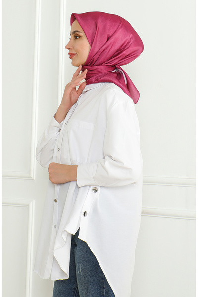 sefamerve 81053-01 Μοντέλο Κρυστάλλινο Κασκόλ ελαφρύ δαμάσκηνο Karaca