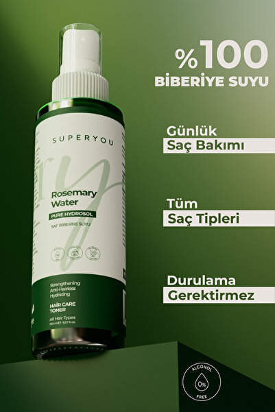 Superyou Biberiye Suyu Güçlendirici ve Dökülme Önleyici Saç Toniği 150ML