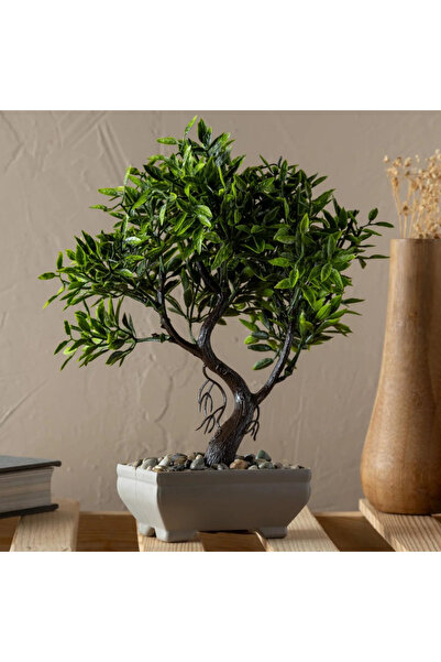 SEZGİN HOME Yapay Yapraklı Saksılı Ağaç 27 cm