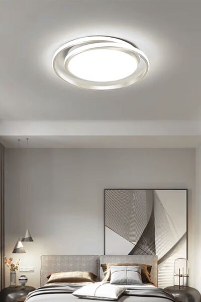 Lenart Lighting Galaksi Model Yuvarlak Led Avize,yüksek Aydınlatmalı,kumandalı Avize,3 Renk Aydınlatma Tavan Avizesi