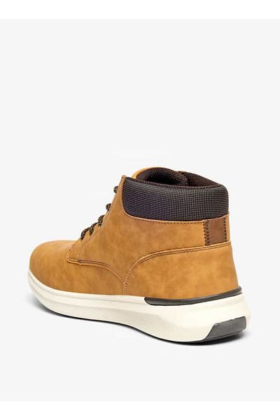 LBL by Shoexpress Panelled Lace-Up Chukka Boots