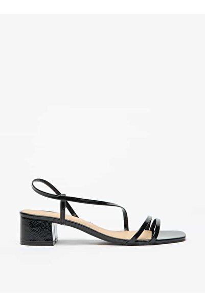 Flora Bella by Shoexpress Flora Bella Strappy Slip-On Sandals with Block Heels