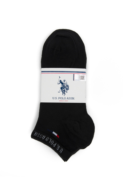 U.S. Polo Assn. Мъжки черни чорапи 50274166-VR046