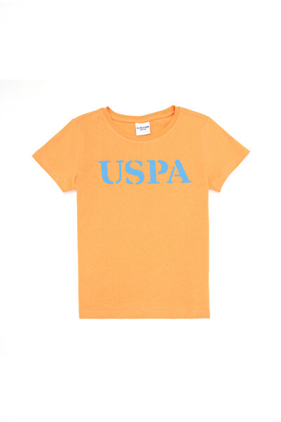 U.S. Polo Assn. تي شيرت برتقالي برقبة دائرية للأطفال 50263028 -VR051