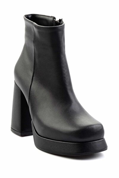 Bambi Siyah Kadın Bot & Bootie K02823053009