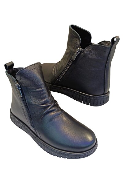 VOOG 23663 Γυναικείες μπότες άνεσης από γνήσιο δέρμα