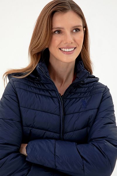 U.S. Polo Assn. Women's Navy Blue Coat 50289548 -Vr033