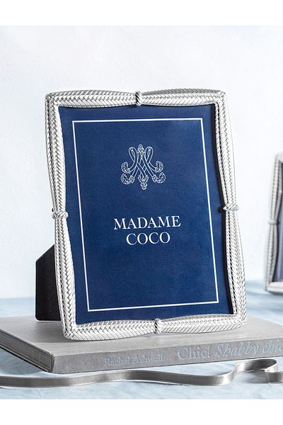 Madame Coco Photo Frame - Silver