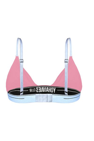 Yohannes Club Pudra Colored Women's Triangle Bra - Elastic and Single