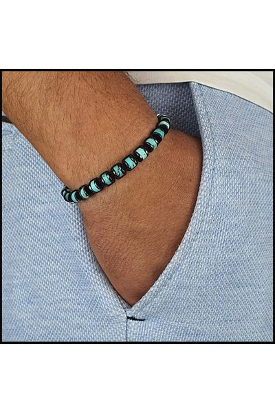 Seven Art Jewelry Natural Stone Bracelet, Turquoise Bracelet, Turquoise Stone Bracelet, Women's Bracelet, Men's Bracelet, Adjustable