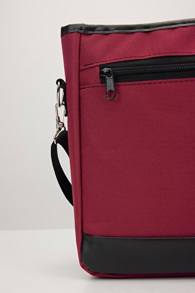 Tudors Claret Red Unisex Shoulder Bag - Adjustable Cross Strap