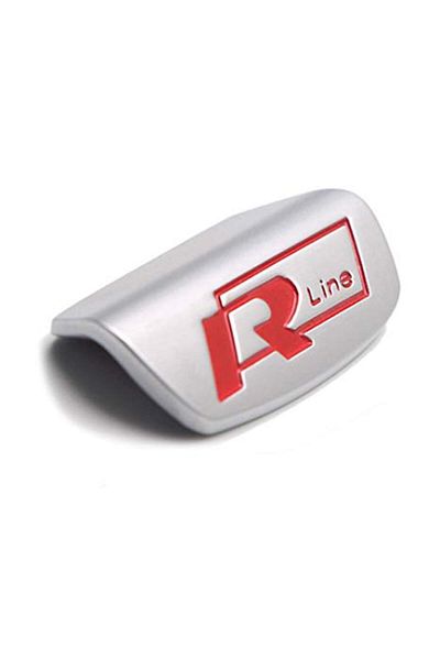 Space R-line Steering Wheel Logo-red / Dıka02