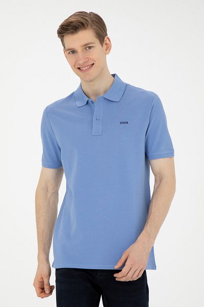 U.S. Polo Assn. Σκούρο μπλε ανδρικό μπλουζάκι Basic - 50284641 -vr032