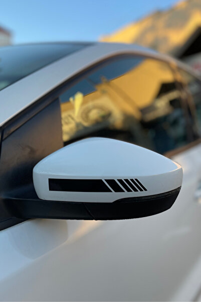 Banxtre شرائط مقطوعة سوداء لغطاء مرآة السيارة مكونة من قطعتين لليد اليمنى وال...