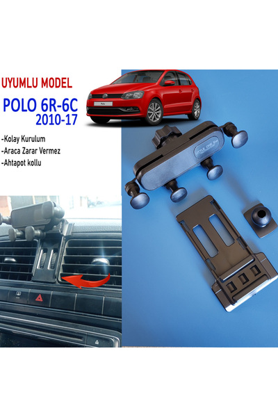 GCP German Car Parts Polo 6R 6C Göğüs Telefon Tutucu Aparat - Polo Carplay Na...