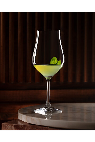 Madame Coco Mathilda 4'lü Kristal Şarap Kadehi Seti - 350ML