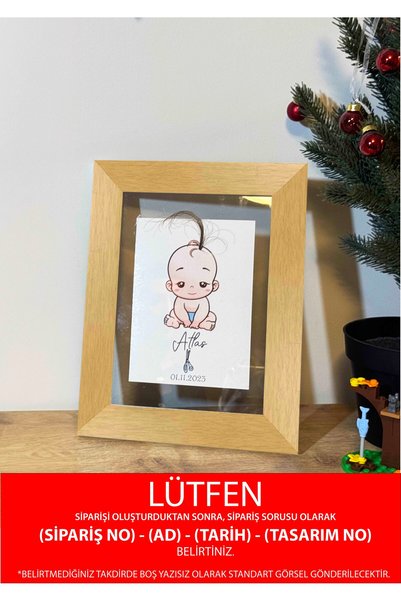 AVANGART ATÖLYE My First Hair Memory Frame
