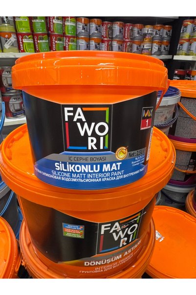 Fawori FAWORİ SİLİKONLU MAT İÇ CEPHE BOYASI 2.5 LT