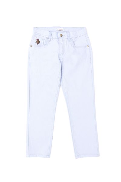 U.S. Polo Assn. Boy's Light Blue Canvas Pants 50283955 -Vr003