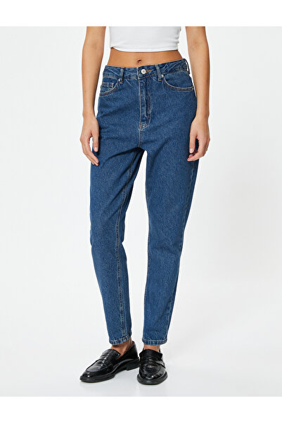 Koton Magas derekú Crop Jeans - egyenes lábú Mom Jean