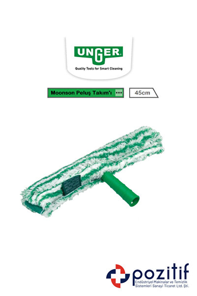 unger Cam Silme Aparatı Camçek Peluş Takımı 45cm - Zebra Cam Peluş Unitec Takım