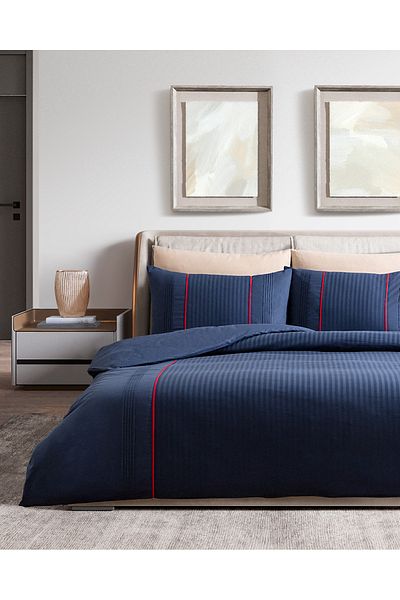 Madame Coco Double Mousse Ribbed Bedding Set