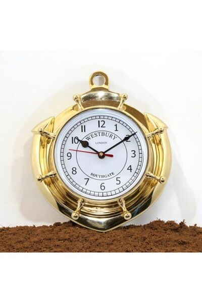 hediyeconcepti Ship's Time Rickmer & Rickmers / All Brass Rudder Design Wall ...