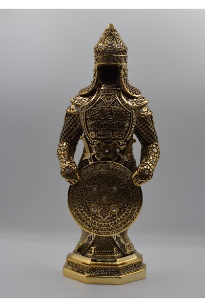 Aurora Mısır Askeri Figürü, Zırhlı Asker Heykeli, Dekoratif Şık Obje