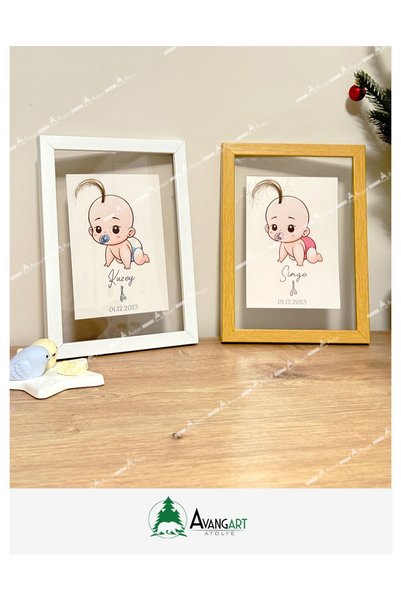 AVANGART ATÖLYE My First Hair Frame-White