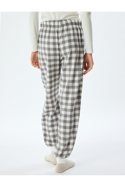 Koton Cotton Jogger Pajama Bottom - Elastic Waist Tie