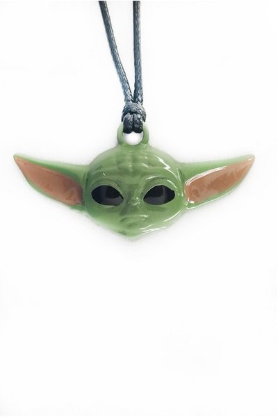 Chantaky 104 40 Mineli Yoda Kolye Deri İp